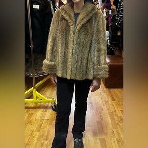 Luxurious Brown Fur Coat